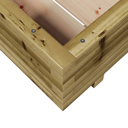 Fioriera da Giardino 60x60x26,5 cm in Legno di Pino Impregnato - homemem39