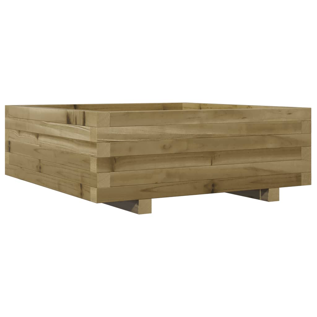 Fioriera da Giardino 70x70x26,5 cm in Legno di Pino Impregnato - homemem39