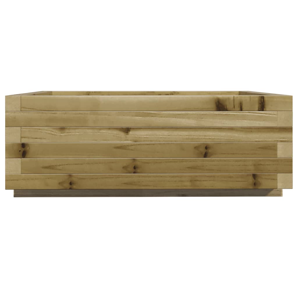 Fioriera da Giardino 70x70x26,5 cm in Legno di Pino Impregnato - homemem39