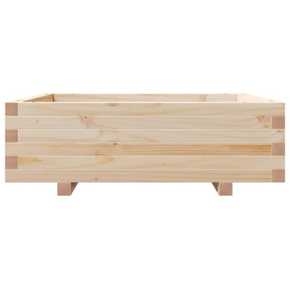 Fioriera da Giardino 80x80x26,5 cm in Legno Massello di Pino - homemem39