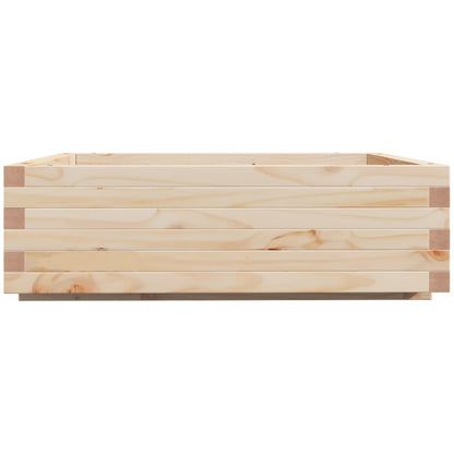 Fioriera da Giardino 80x80x26,5 cm in Legno Massello di Pino - homemem39
