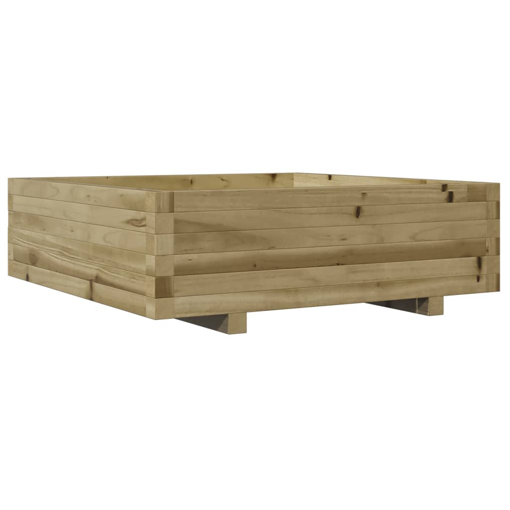Fioriera da Giardino 80x80x26,5 cm in Legno di Pino Impregnato - homemem39