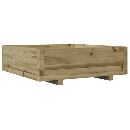 Fioriera da Giardino 80x80x26,5 cm in Legno di Pino Impregnato - homemem39