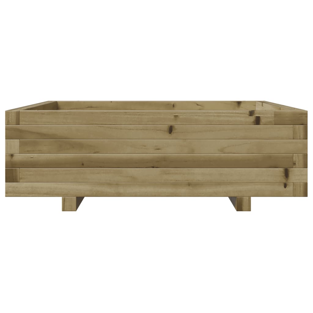 Fioriera da Giardino 80x80x26,5 cm in Legno di Pino Impregnato - homemem39