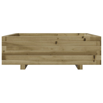 Fioriera da Giardino 80x80x26,5 cm in Legno di Pino Impregnato - homemem39