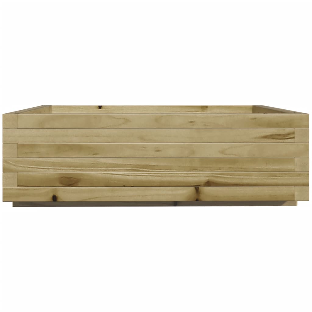 Fioriera da Giardino 80x80x26,5 cm in Legno di Pino Impregnato - homemem39