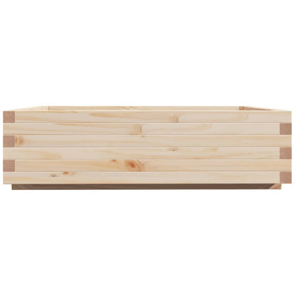 Fioriera da Giardino 90x90x26,5 cm in Legno Massello di Pino - homemem39