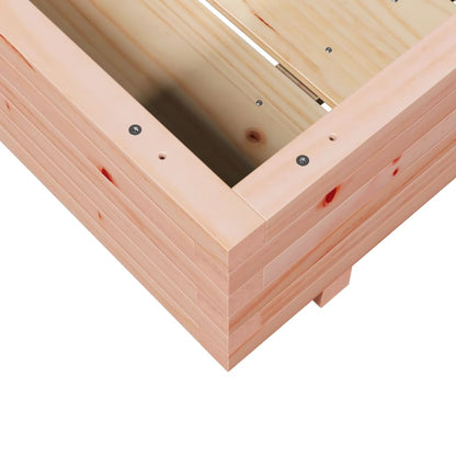 Fioriera da Giardino 90x90x26,5 cm in Legno Massello di Douglas - homemem39