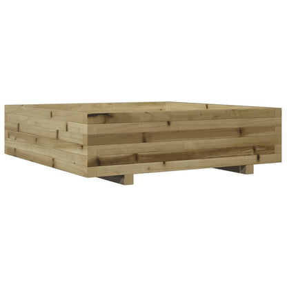 Fioriera da Giardino 90x90x26,5 cm in Legno di Pino Impregnato - homemem39