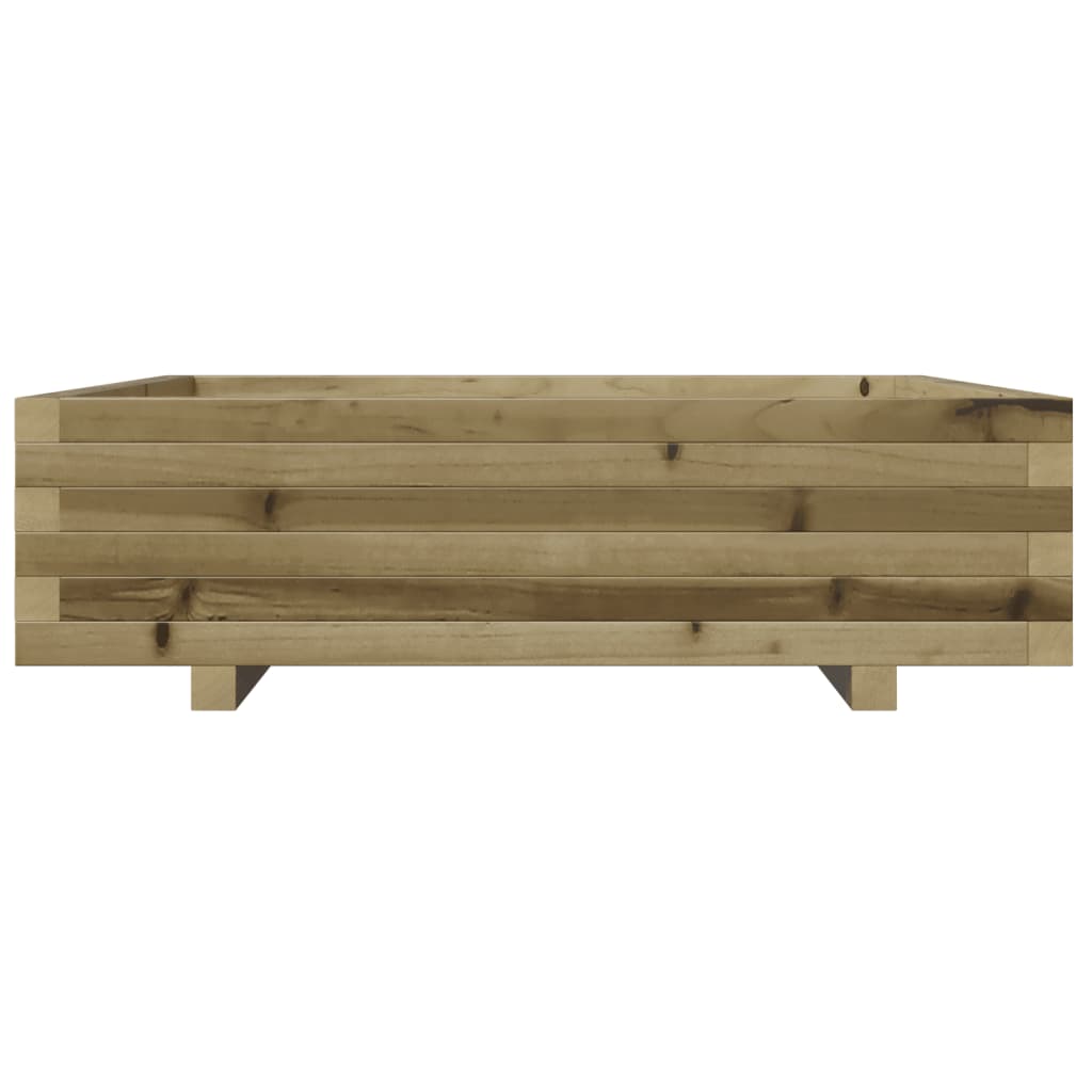 Fioriera da Giardino 90x90x26,5 cm in Legno di Pino Impregnato - homemem39