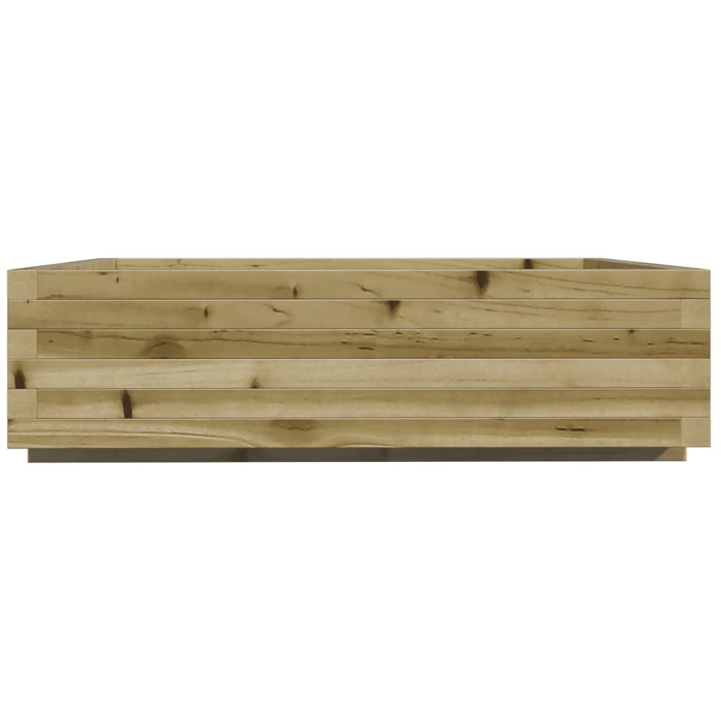 Fioriera da Giardino 90x90x26,5 cm in Legno di Pino Impregnato - homemem39