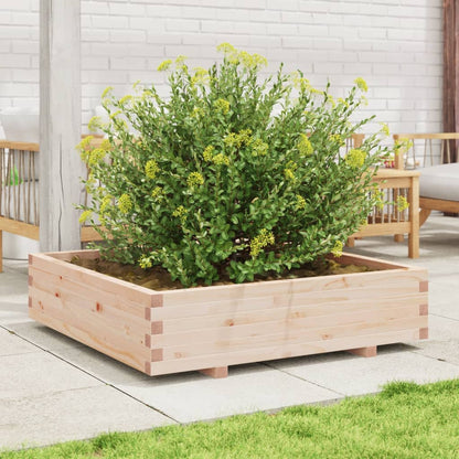 Fioriera da Giardino 100x100x26,5 cm in Legno Massello di Pino - homemem39