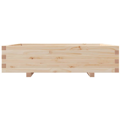 Fioriera da Giardino 100x100x26,5 cm in Legno Massello di Pino - homemem39