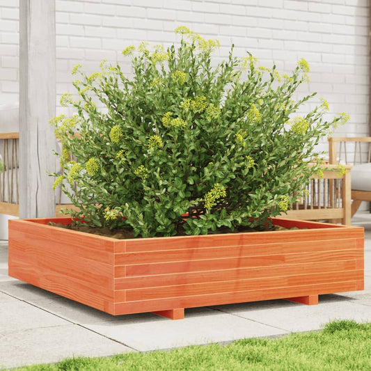 Fioriera Giardino 100x100x26,5cm Legno Massello Pino | homemem39