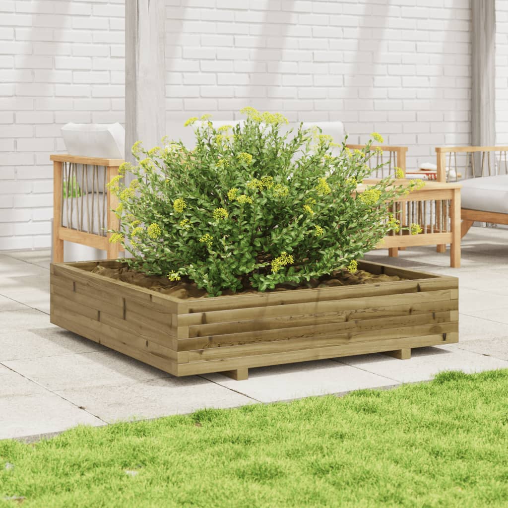 Fioriera da Giardino in Legno di Pino Impregnato