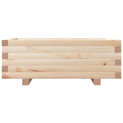 Fioriera da Giardino 70x40x26,5 cm in Legno Massello di Pino