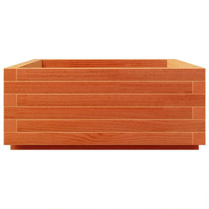 Fioriera Giardino Marrone Cera 90x60x26,5cm Legno Massello Pino