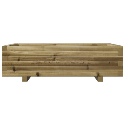 Fioriera da Giardino 90x60x26,5 cm in Legno di Pino Impregnato