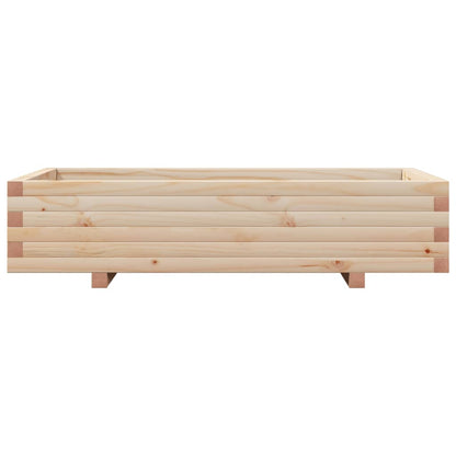 Fioriera da Giardino 110x60x26,5 cm in Legno Massello di Pino - homemem39