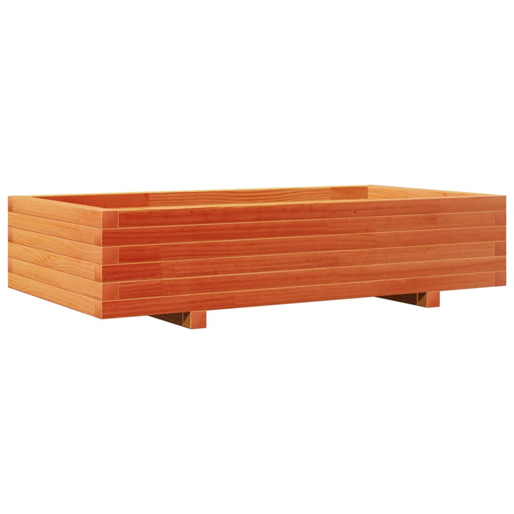 Fioriera Giardino Marrone Cera 110x60x26,5 cm Legno di Pino - homemem39
