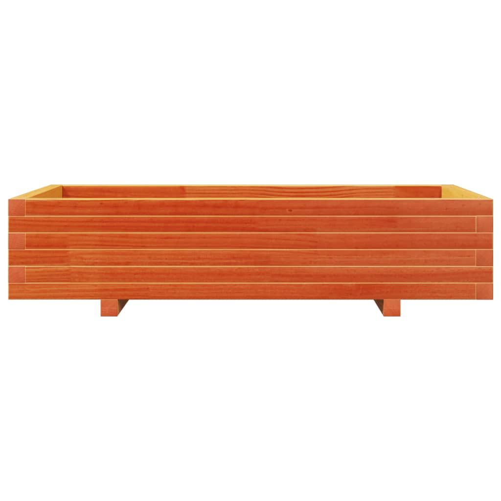 Fioriera Giardino Marrone Cera 110x60x26,5 cm Legno di Pino - homemem39