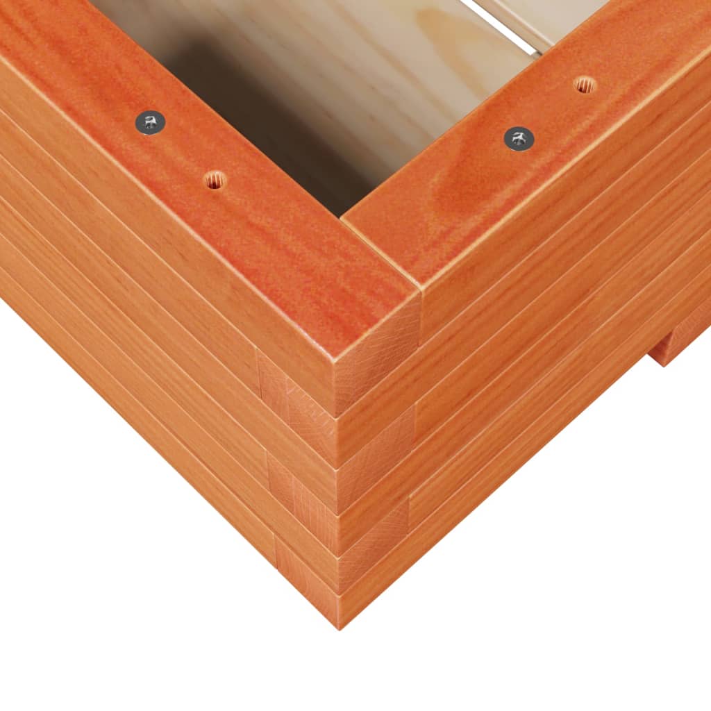 Fioriera Giardino Marrone Cera 110x60x26,5 cm Legno di Pino - homemem39