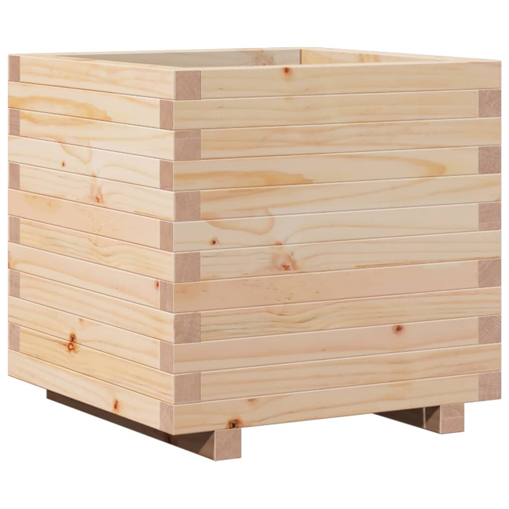 Fioriera da Giardino 50x50x49,5 cm in Legno Massello di Pino - homemem39