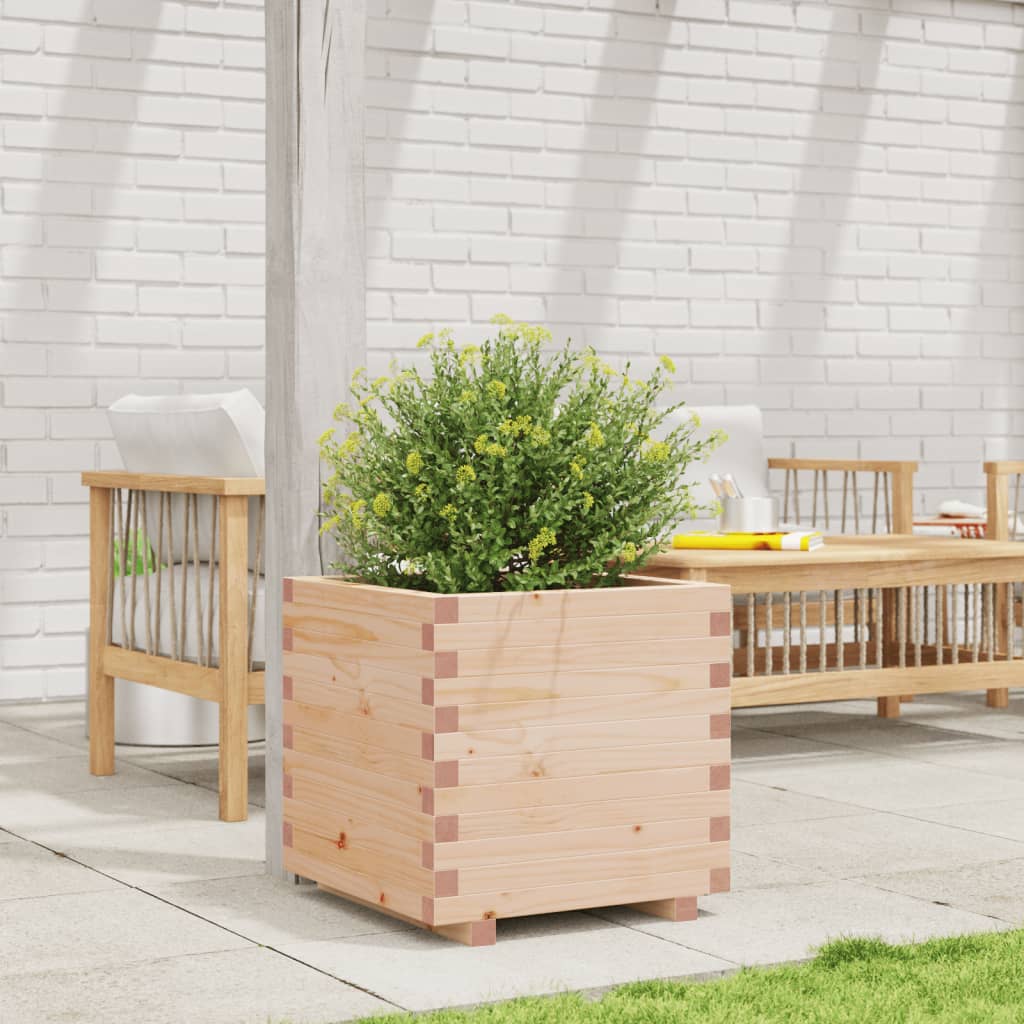 Fioriera da Giardino 50x50x49,5 cm in Legno Massello di Pino - homemem39