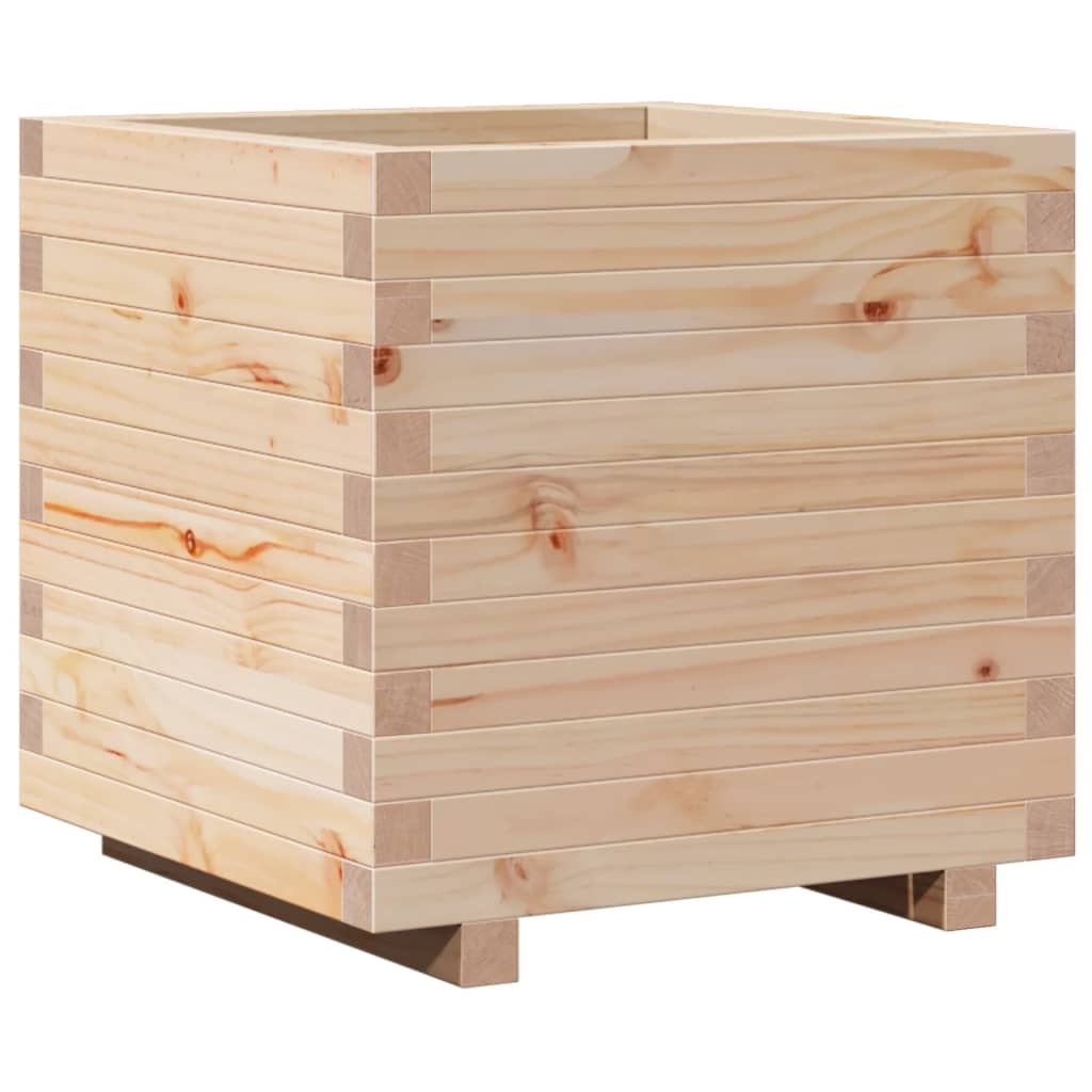 Fioriera da Giardino 50x50x49,5 cm in Legno Massello di Pino - homemem39