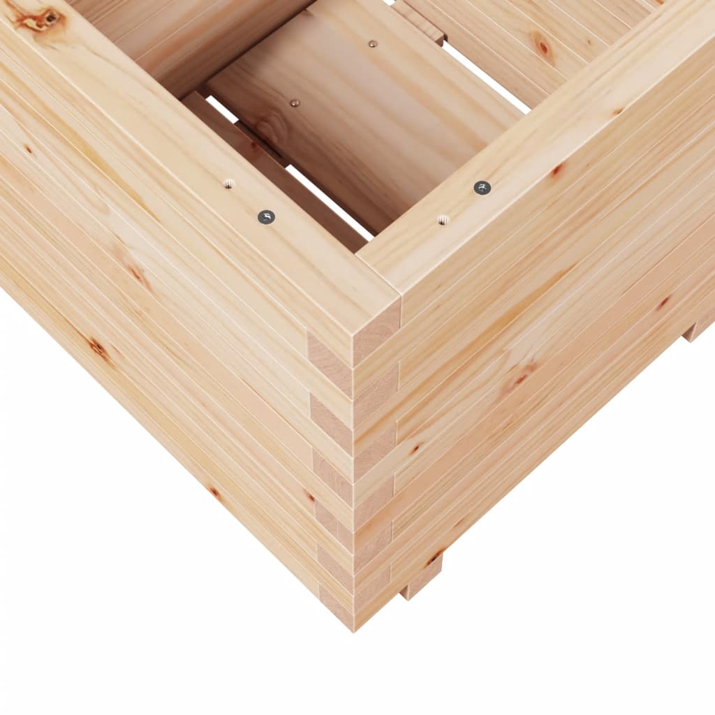 Fioriera da Giardino 50x50x49,5 cm in Legno Massello di Pino - homemem39