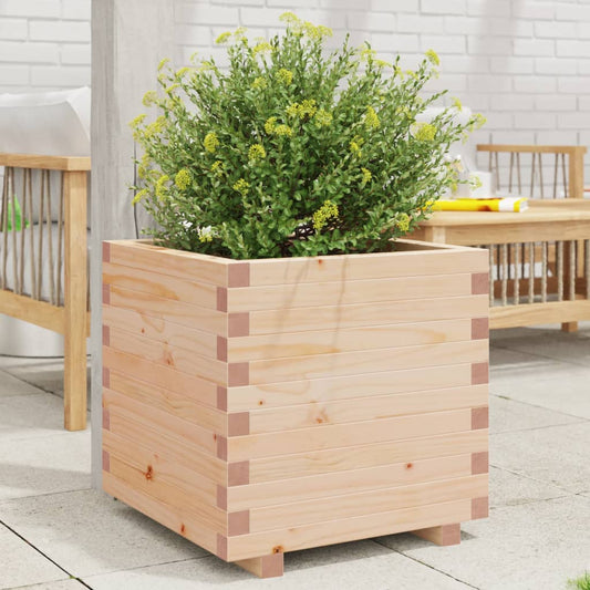 Fioriera da Giardino 50x50x49,5 cm in Legno Massello di Pino - homemem39