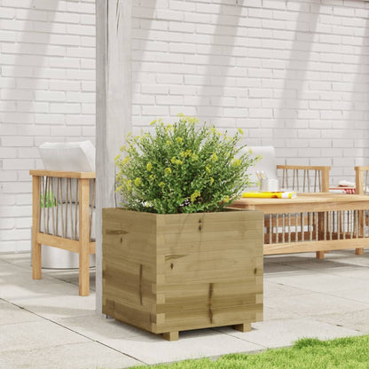 Fioriera da Giardino 50x50x49,5 cm in Legno di Pino Impregnato - homemem39
