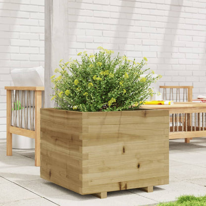 Fioriera da Giardino 60x60x49,5 cm in Legno di Pino Impregnato - homemem39