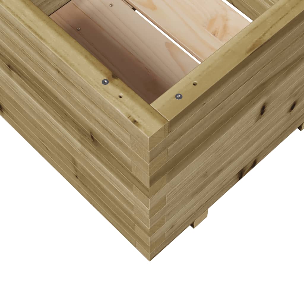Fioriera da Giardino 60x60x49,5 cm in Legno di Pino Impregnato - homemem39