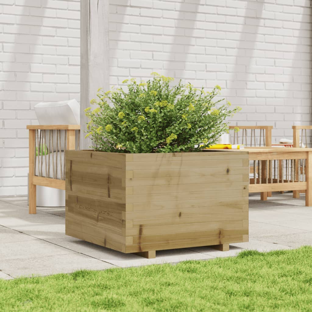 Fioriera da Giardino 70x70x49,5 cm in Legno di Pino Impregnato - homemem39