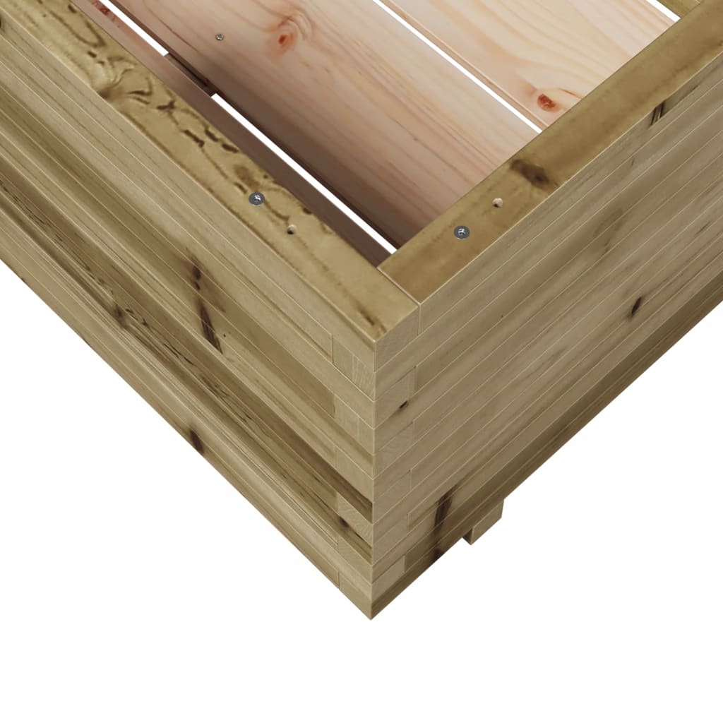 Fioriera da Giardino 70x70x49,5 cm in Legno di Pino Impregnato - homemem39