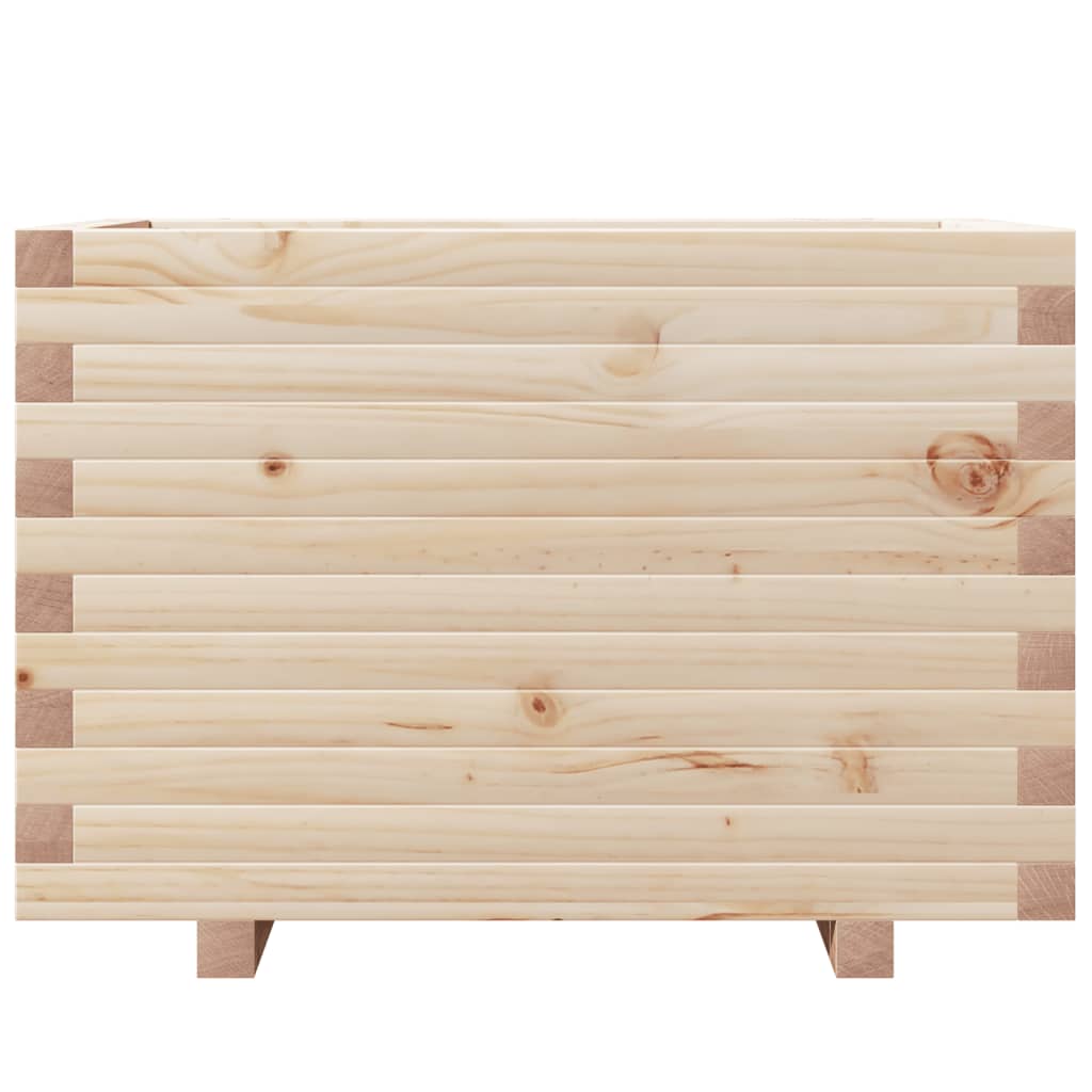Fioriera da Giardino 70x40x49,5 cm in Legno Massello di Pino - homemem39