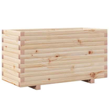 Fioriera da Giardino 90x40x49,5 cm in Legno Massello di Pino - homemem39