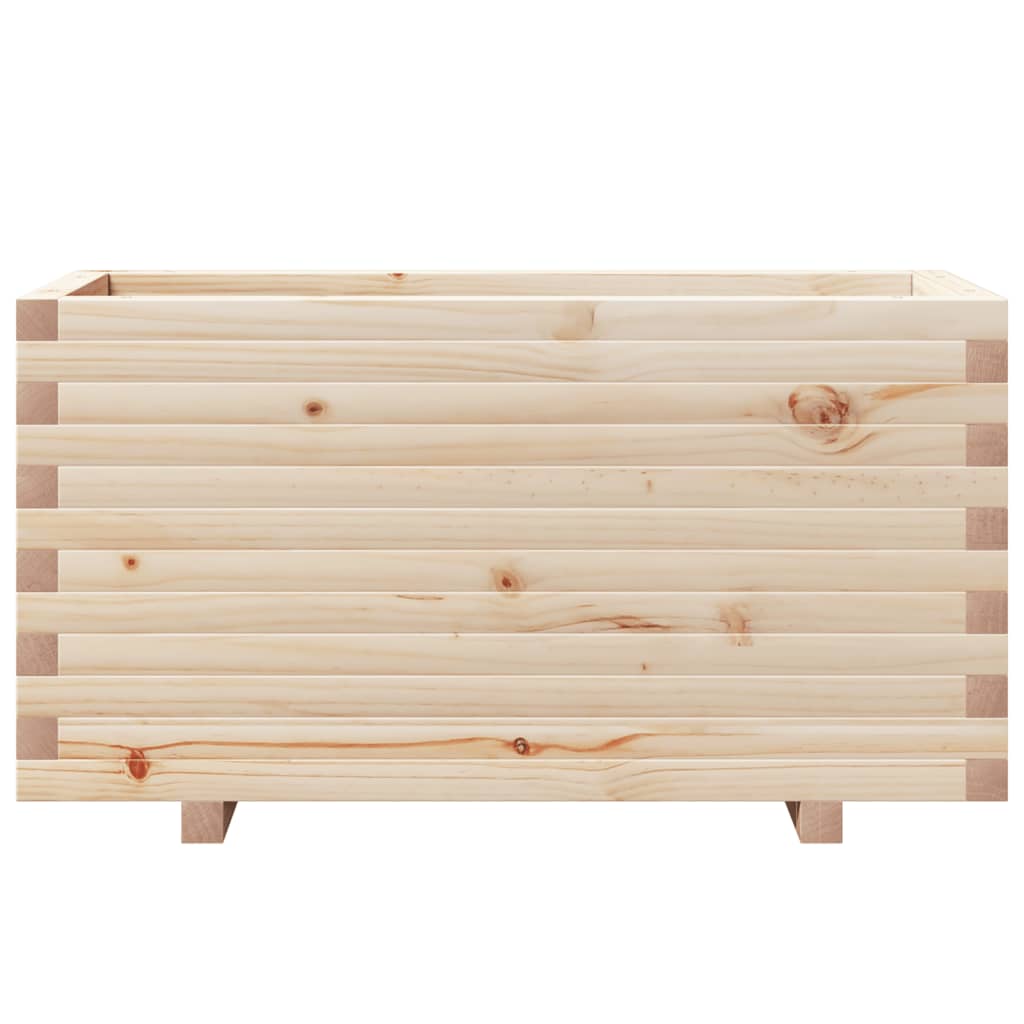 Fioriera da Giardino 90x40x49,5 cm in Legno Massello di Pino - homemem39