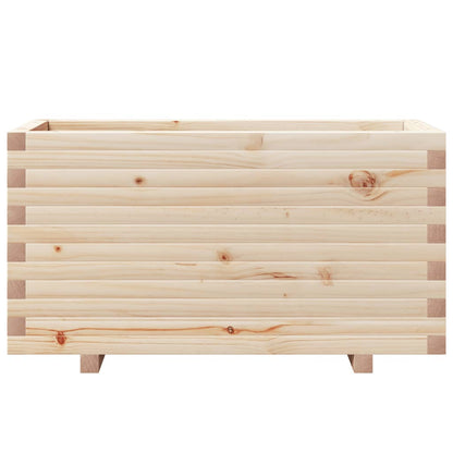 Fioriera da Giardino 90x40x49,5 cm in Legno Massello di Pino - homemem39