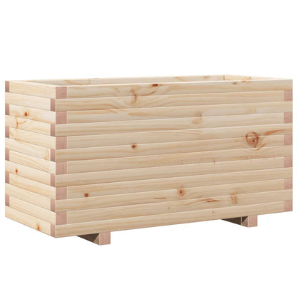 Fioriera da Giardino 90x40x49,5 cm in Legno Massello di Pino - homemem39