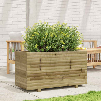 Fioriera da Giardino in Legno di Pino Impregnato