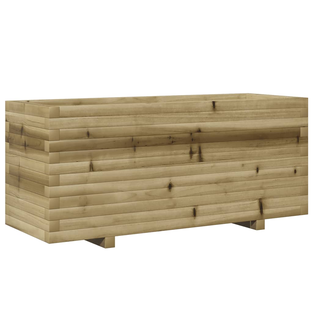 Fioriera da Giardino 110x40x49,5 cm in Legno di Pino Impregnato - homemem39