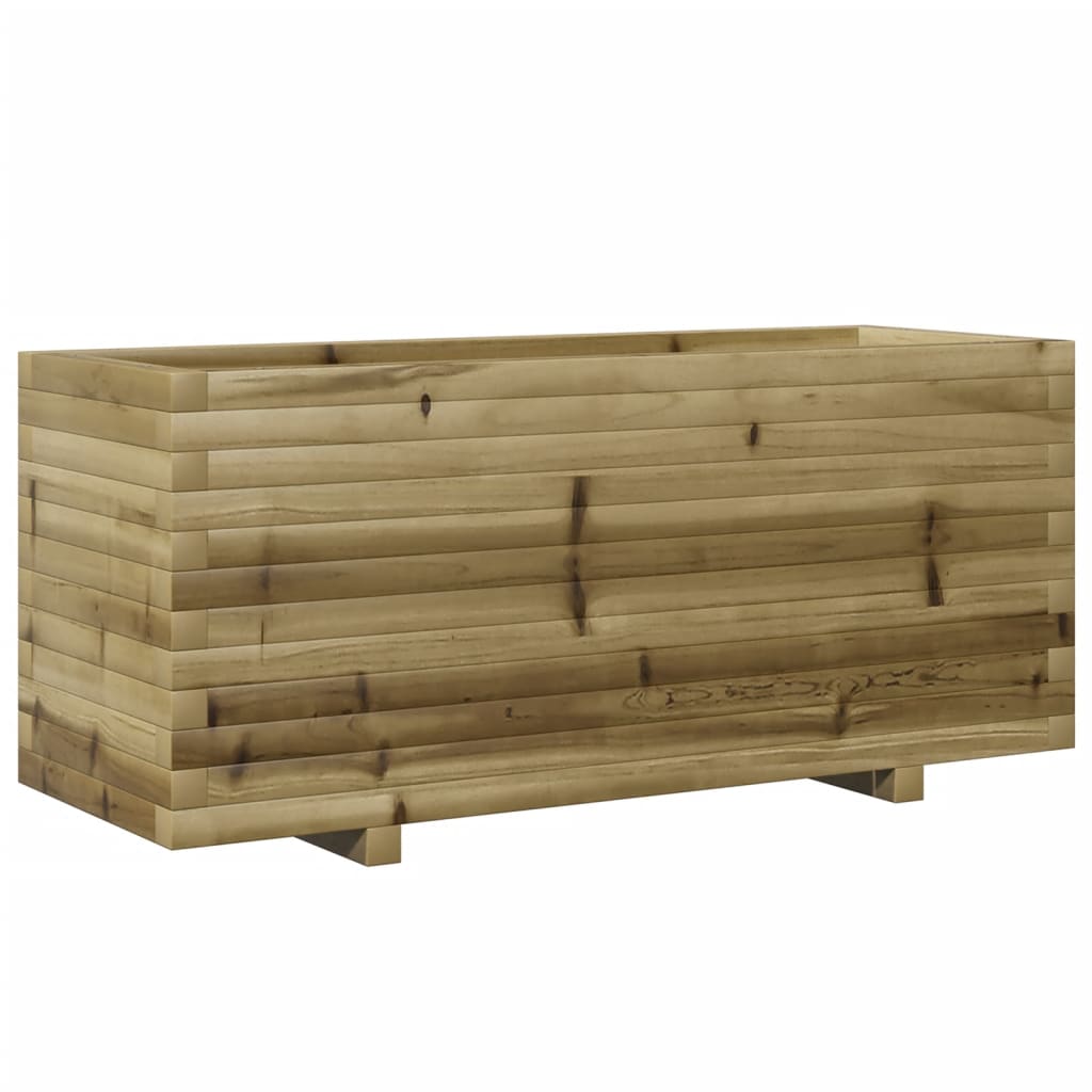 Fioriera da Giardino 110x40x49,5 cm in Legno di Pino Impregnato - homemem39