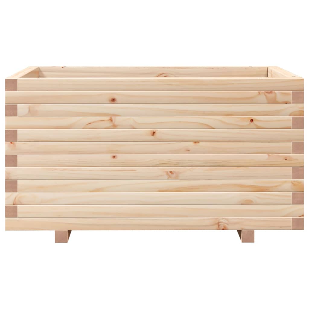 Fioriera da Giardino 90x60x49,5 cm in Legno Massello di Pino - homemem39
