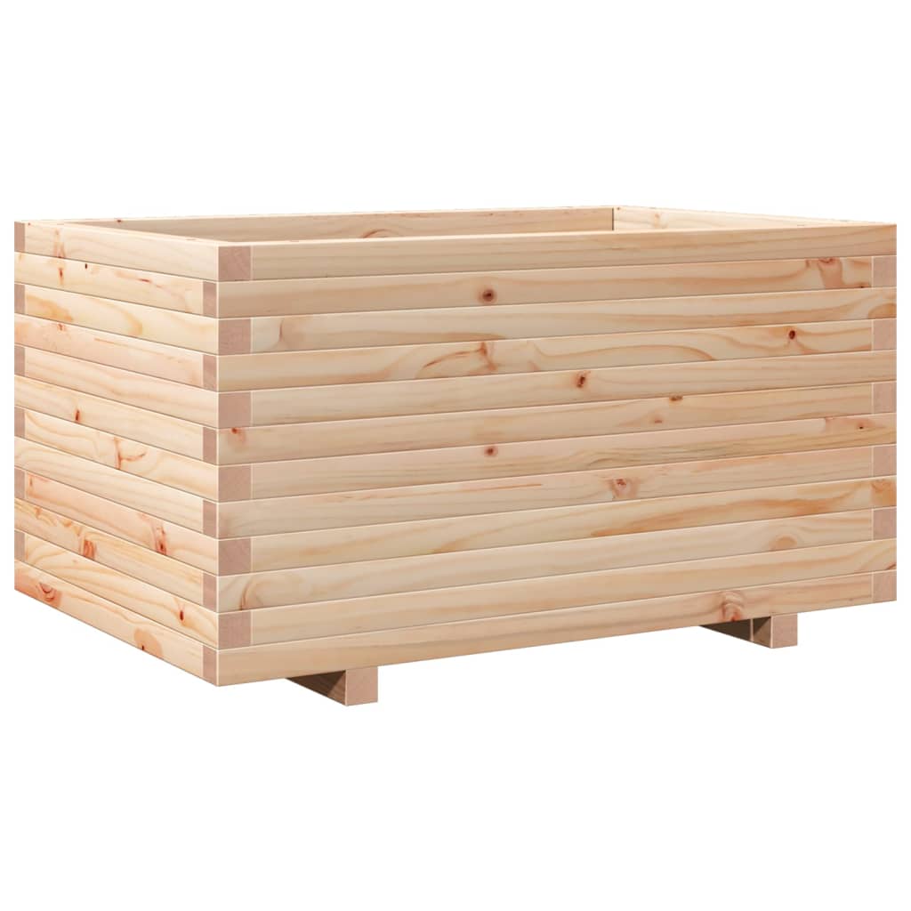Fioriera da Giardino 90x60x49,5 cm in Legno Massello di Pino - homemem39