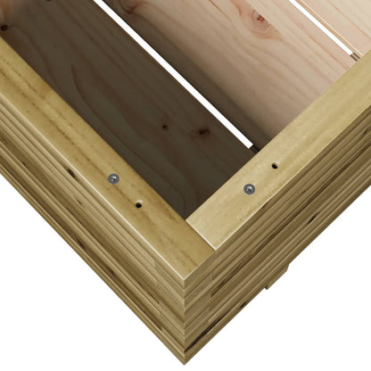 Fioriera da Giardino 90x60x49,5 cm in Legno di Pino Impregnato