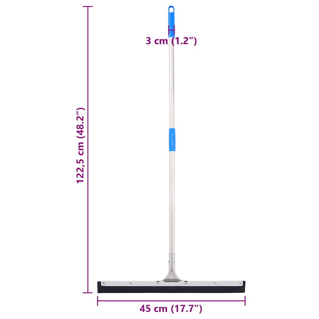 Tergipavimento 45,5x121,5 cm in Acciaio e Gomma