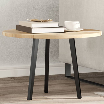Piano Tavolo Rotondo Ø60x2 cm in Legno Massello di Acacia