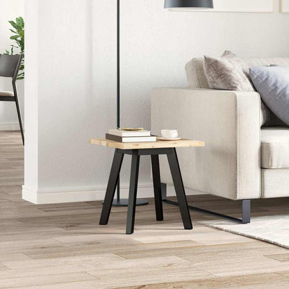 Piano Tavolo Quadrato in Legno Massello di Acacia
